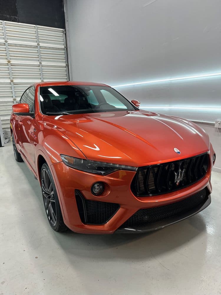 Luxury vehicle with a polished finish